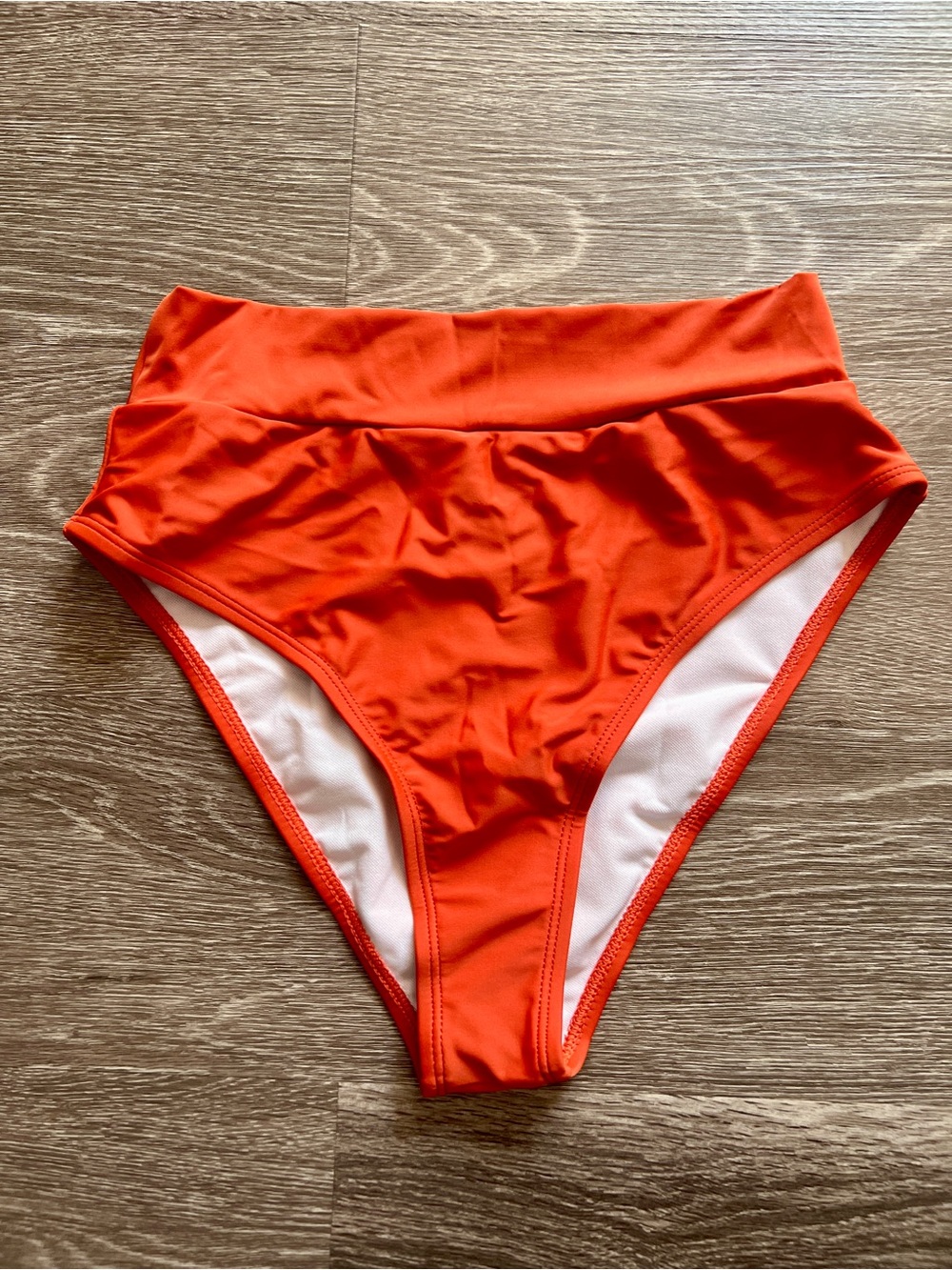 Women’s High-Waist Swim Bottoms - Burnt Orange